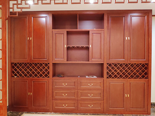 甘孜中式家居装修之中式酒柜装修效果图