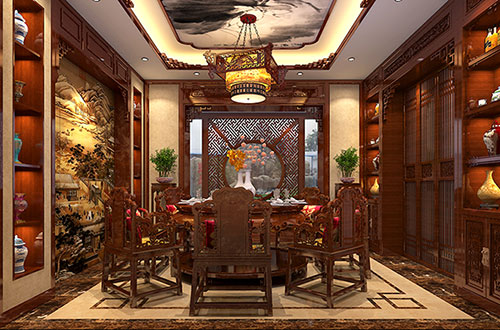 甘孜温馨雅致的古典中式家庭装修设计效果图