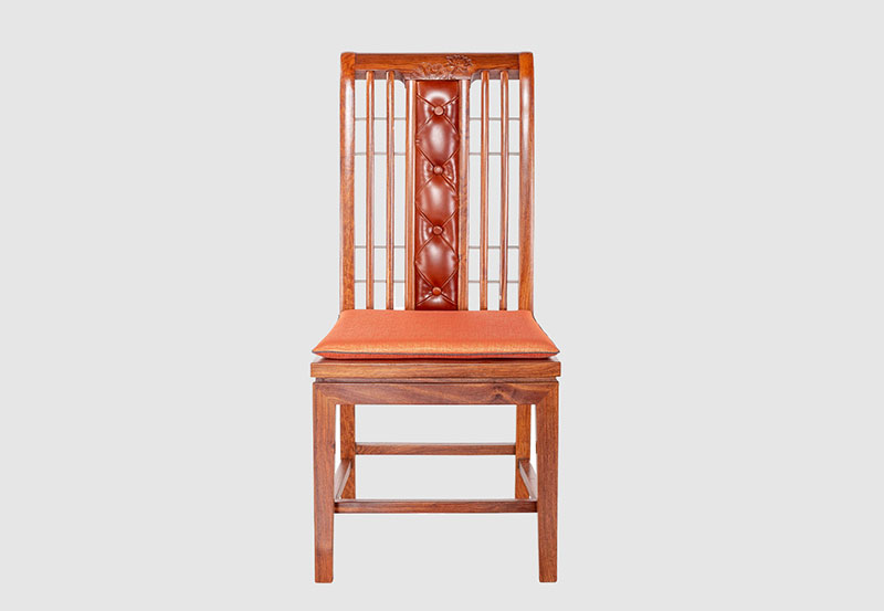 甘孜芙蓉榭中式实木餐椅效果图